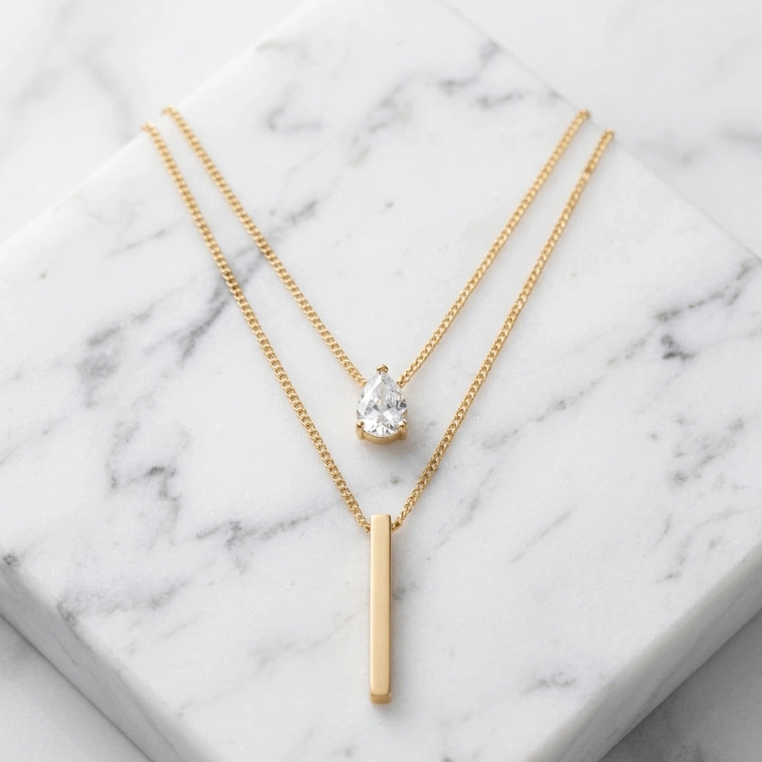 Colar Zynelle Choker Multicamadas – Brilho Moderno Que Impõe Presença