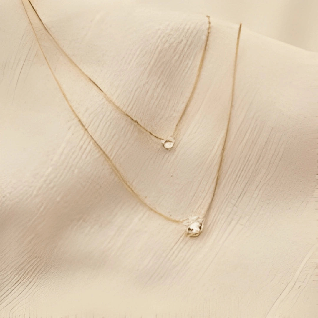 Colar Zynelle Choker Multicamadas – Brilho Moderno Que Domina Olhares