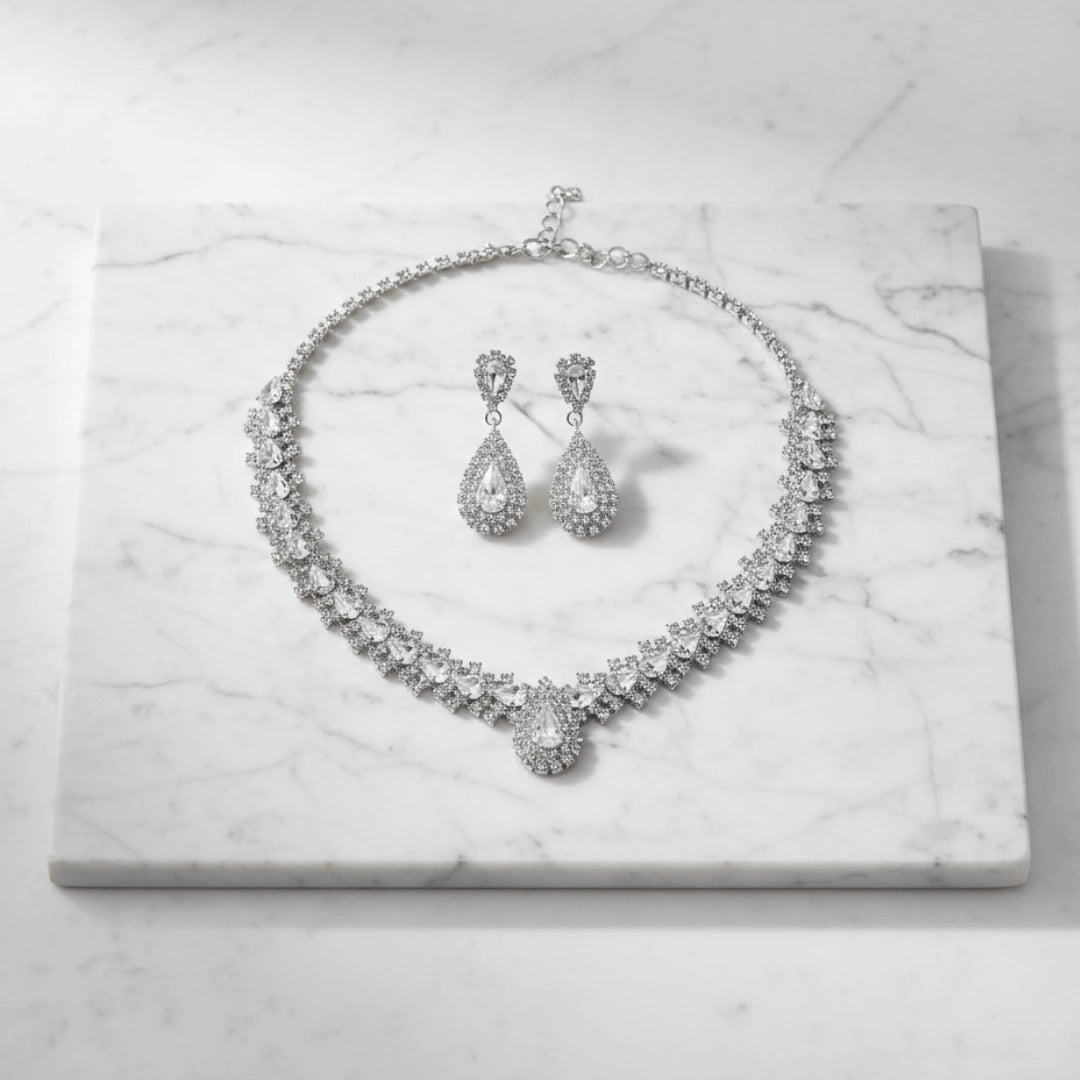 Conjunto Zynelle Colar & Brincos- Imperial Luxo Absoluto