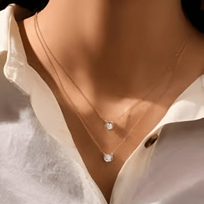 Colar Zynelle Choker Multicamadas – Brilho Moderno Que Domina Olhares