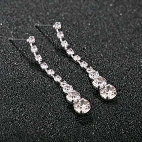 Conjunto Zynelle Colar e Brincos Gota de Cristal