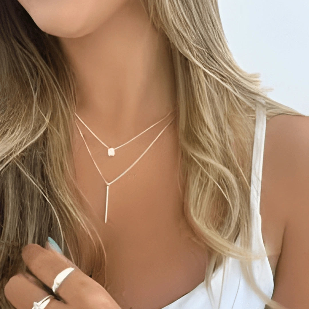 Colar Zynelle Choker Multicamadas – Brilho Moderno Que Impõe Presença