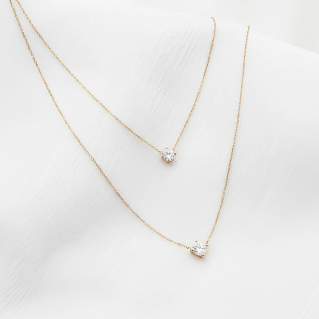 Colar Zynelle Choker Multicamadas – Brilho Moderno Que Domina Olhares