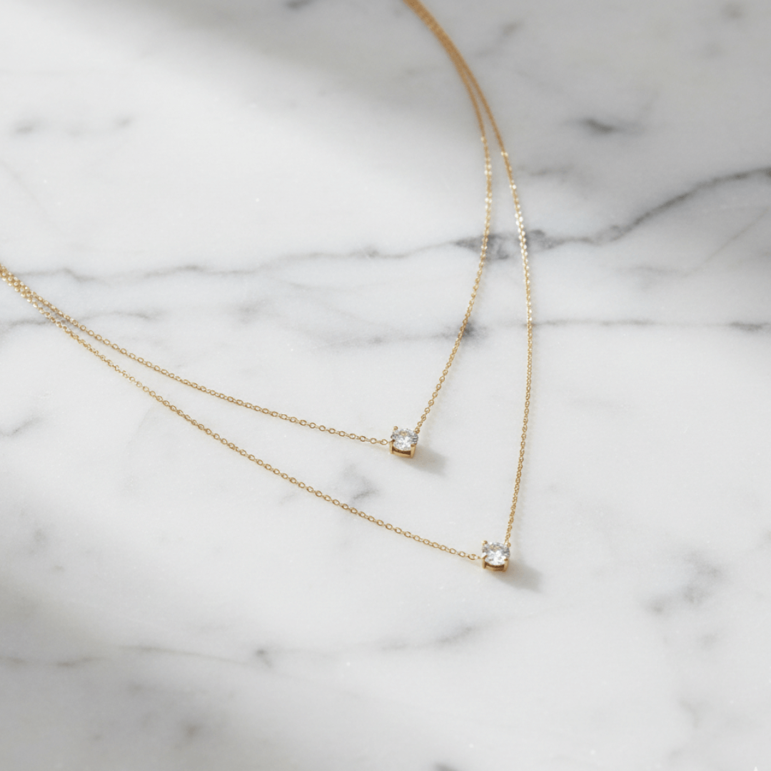 Colar Zynelle Choker Multicamadas – Brilho Moderno Que Domina Olhares