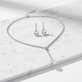 Conjunto Zynelle Colar e Brincos Gota de Cristal