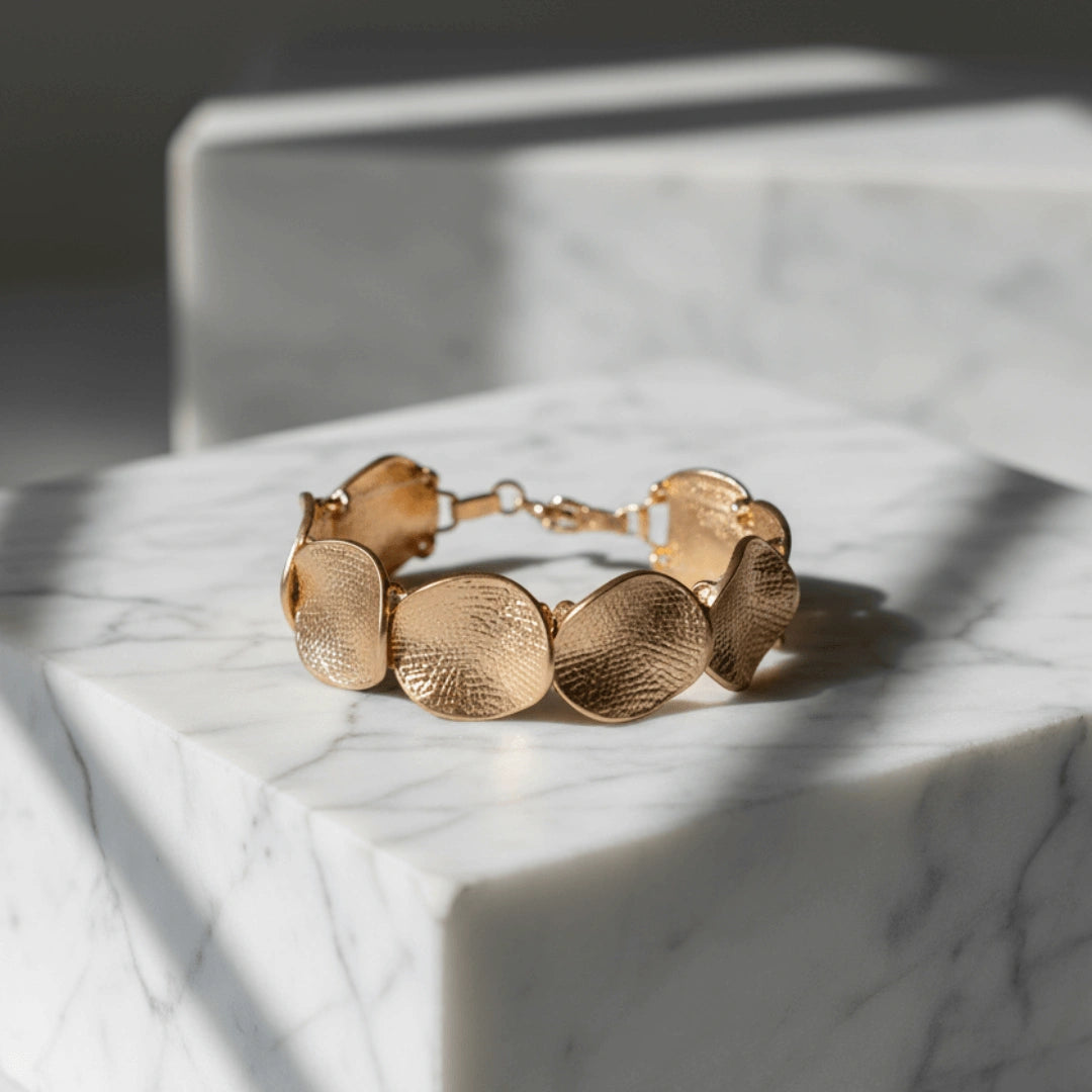 Pulseira Zynelle  Elegantes Circulares  de Luxo em Alta