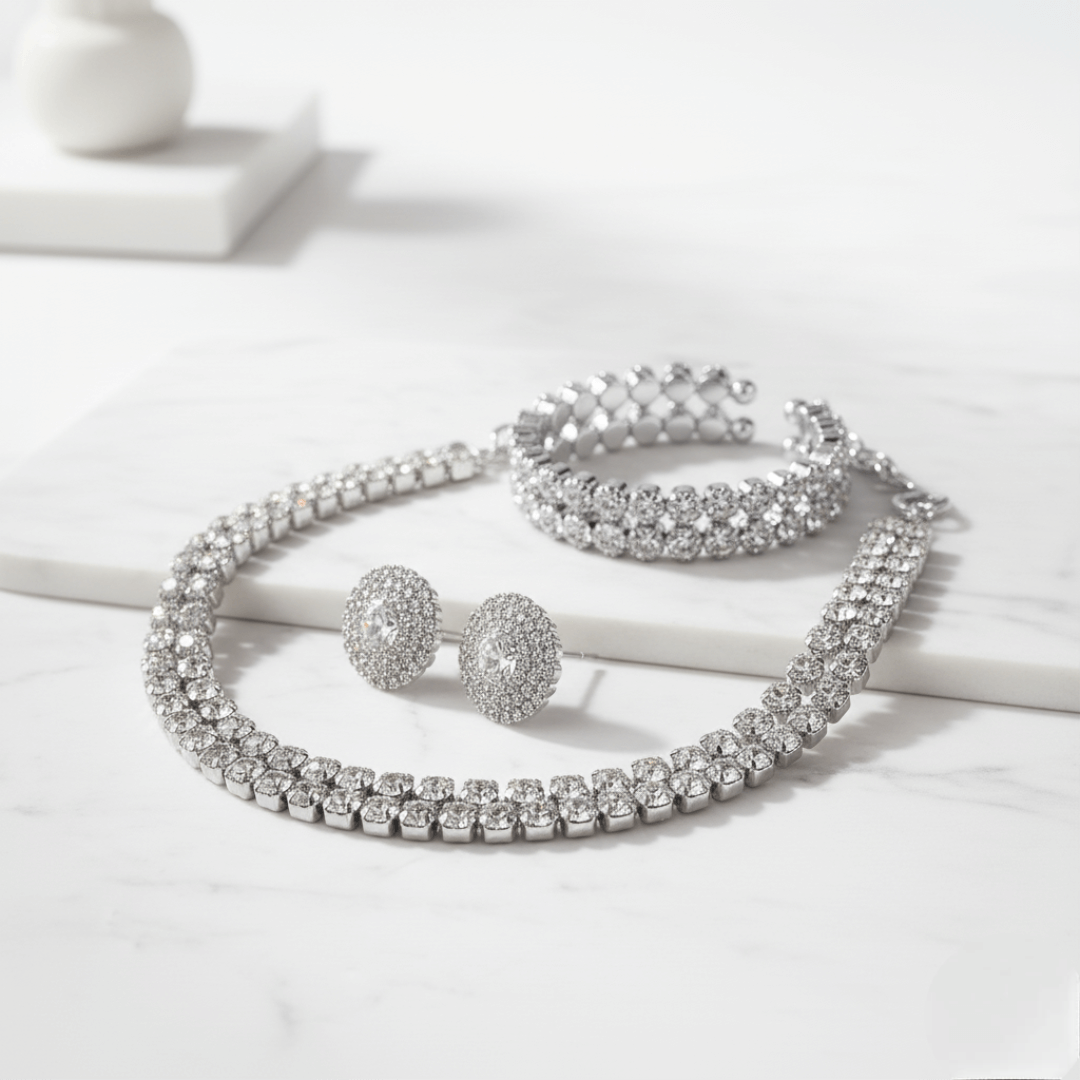 Conjunto Zynelle Crystal Allure – Brilho Que Encanta