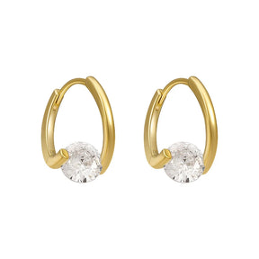 Brincos Zynelle 2025 de Zircônia Brilhante Estilo Francês  - Design Único e Luxuoso