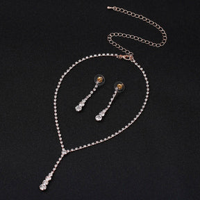 Conjunto Zynelle de Joias Celeb Silver Crystal