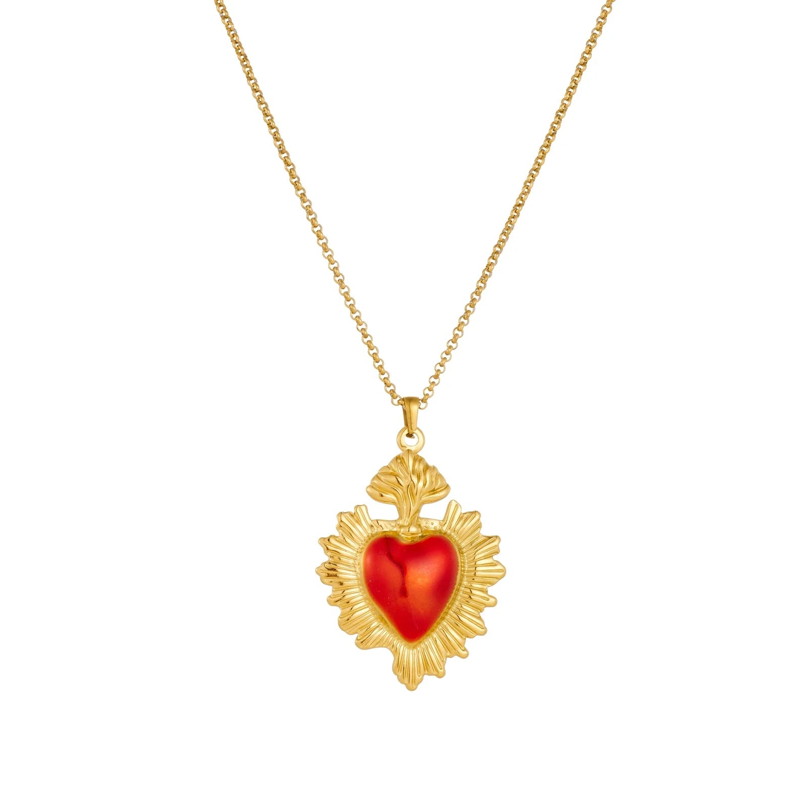 Colar Zynelle Sagrado Dourado — Elegância com presença autêntica