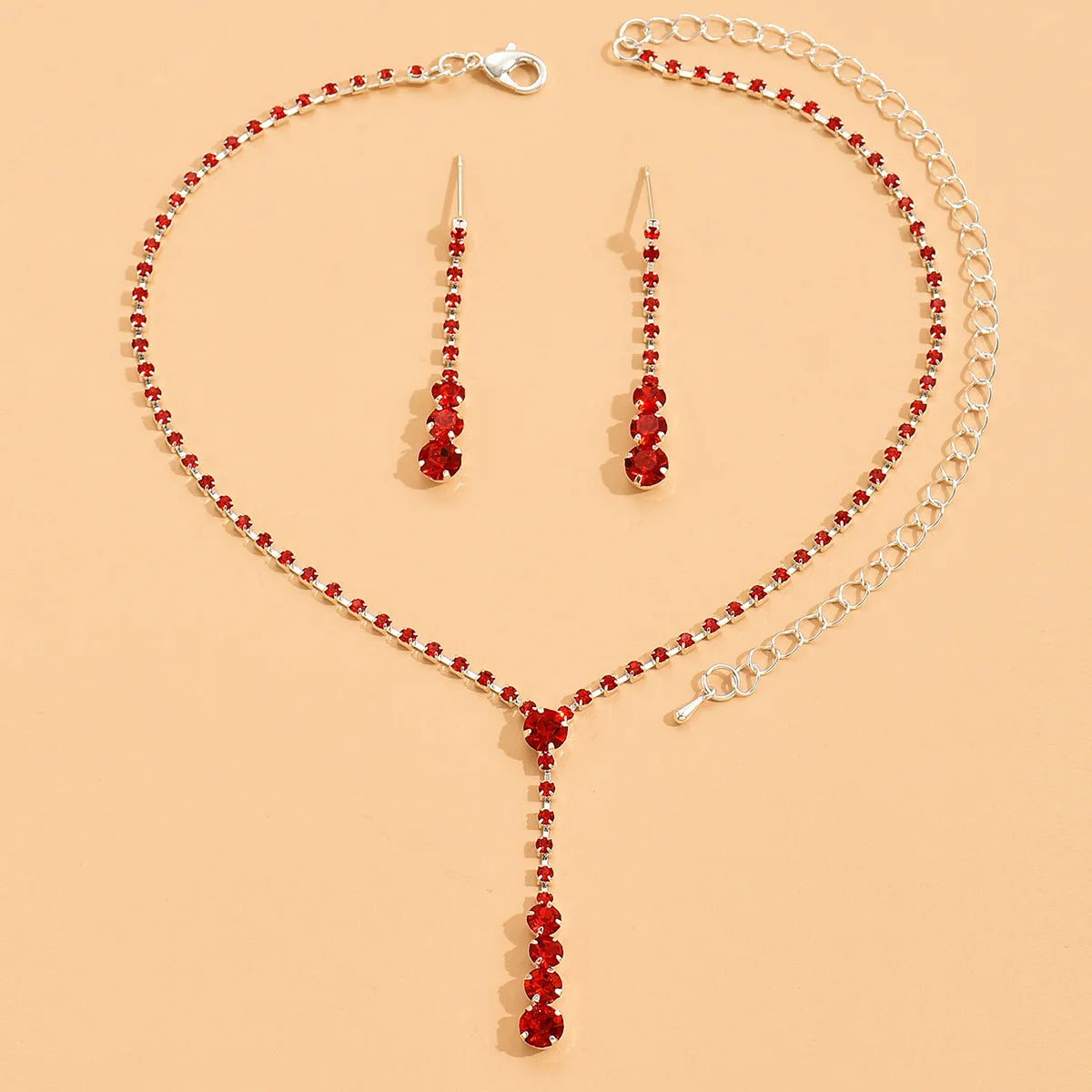 Conjunto Zynelle de Joias Celeb Silver Crystal