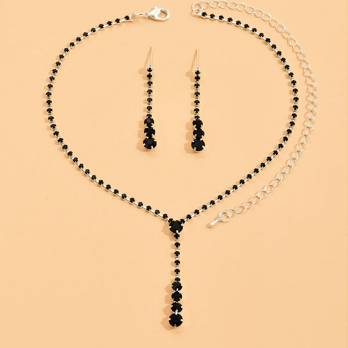 Conjunto Zynelle de Joias Celeb Silver Crystal