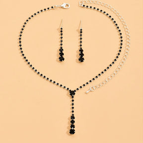 Conjunto Zynelle de Joias Celeb Silver Crystal