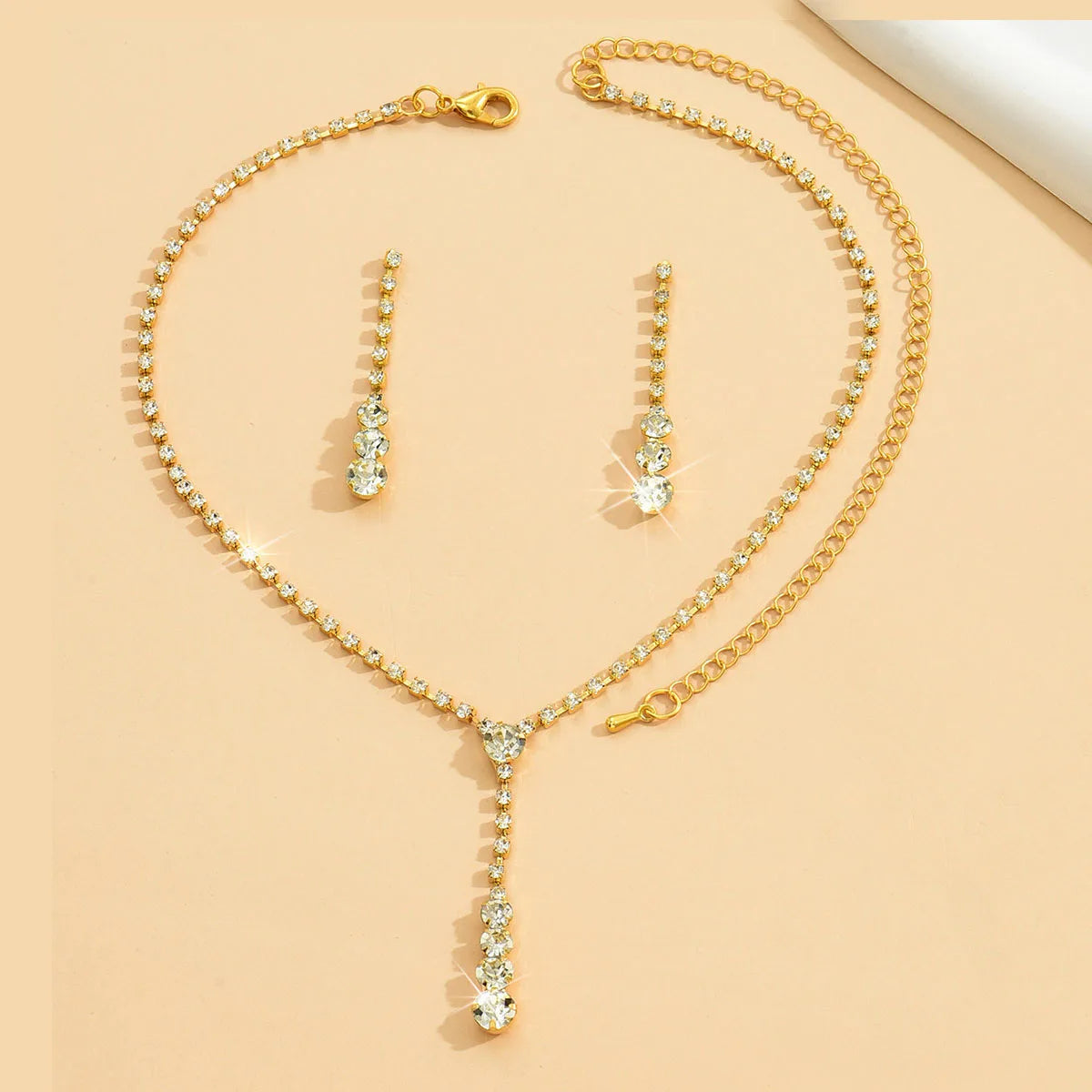 Conjunto Zynelle de Joias Celeb Silver Crystal