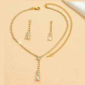 Conjunto Zynelle de Joias Celeb Silver Crystal