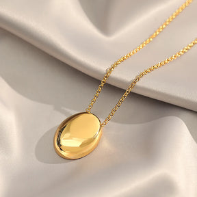 Colar Oval Estrutura Europeia Zynelle