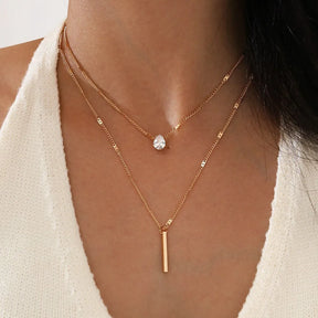 Colar Zynelle Choker Multicamadas – Brilho Moderno Que Impõe Presença