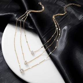 Zynelle Choker Multilayer – Sofisticação Moderna em Cada Detalhe