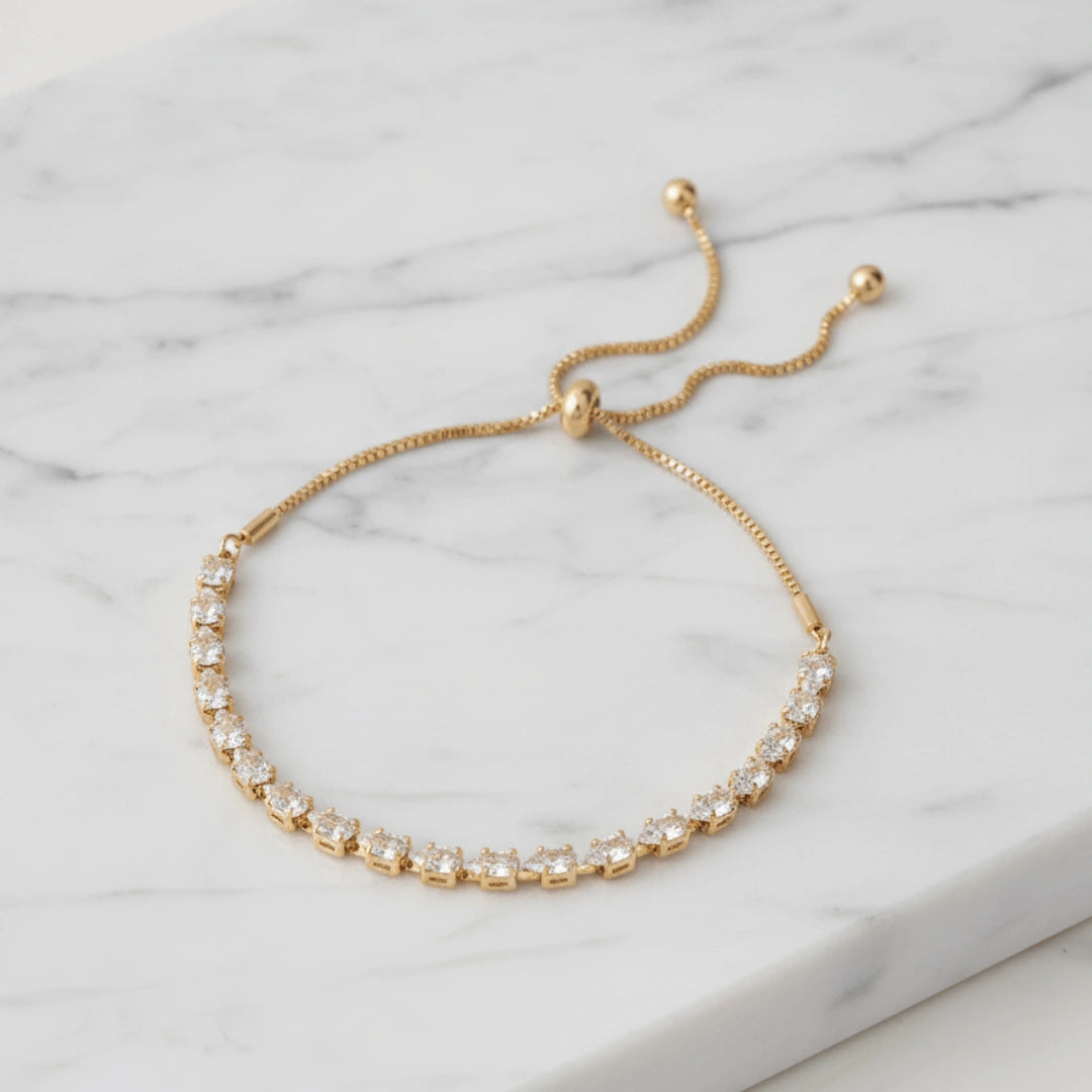 Bracelete Zynelle Zircônia Premium – Ajuste Perfeito Brilhante